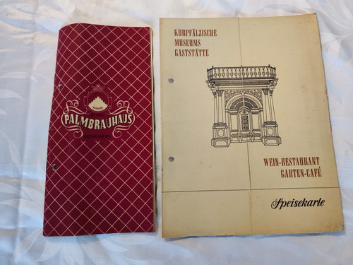 Alte speisekarten - 2,