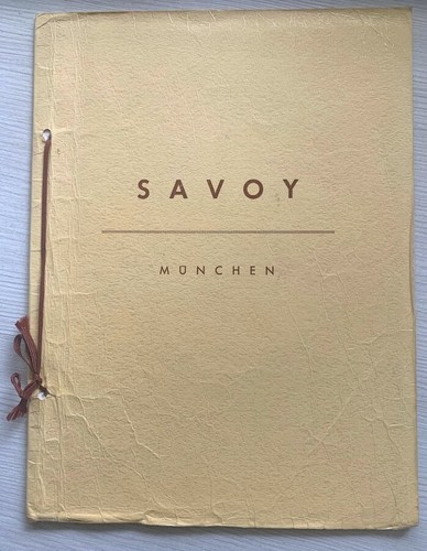 Alte historische speisekarte - alte,