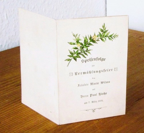 Alte speisekarte menu - alte,