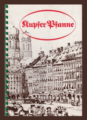 Alte speisekarte kupfer - ",