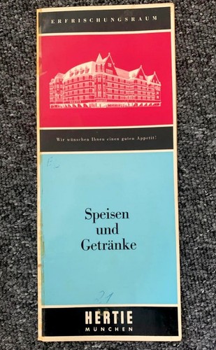 Alte speisekarte - alte, &