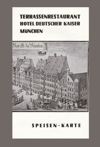Alte speisekarte hotel - *,