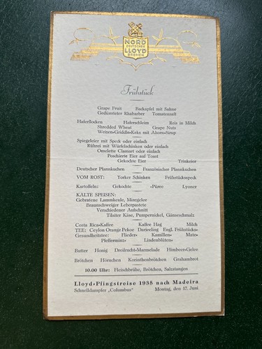 Alte speisekarte - alte,